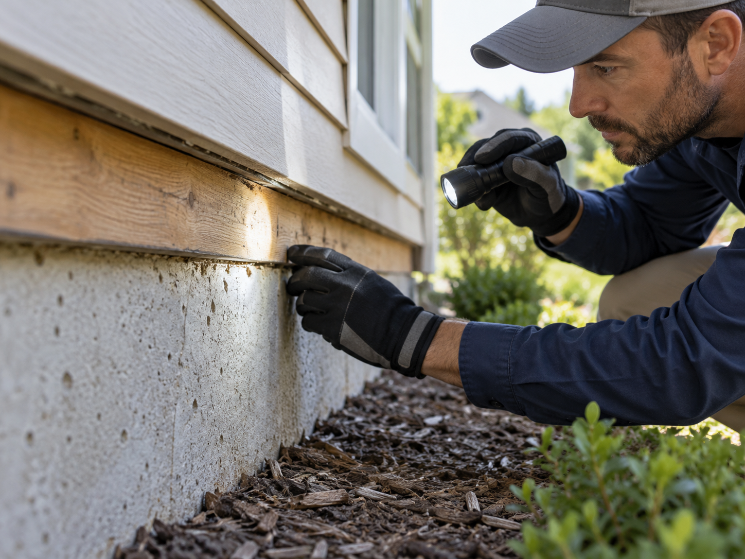 Editorial image showing termite control context